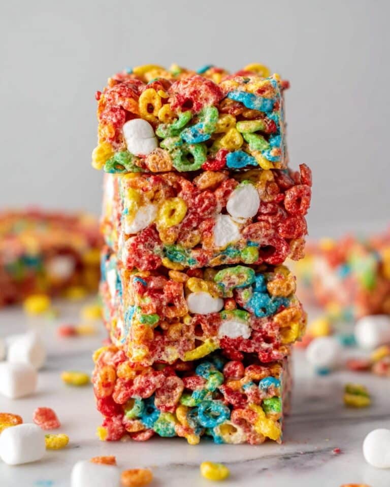 Fruity Pebbles Rice Krispie Treats Recipe