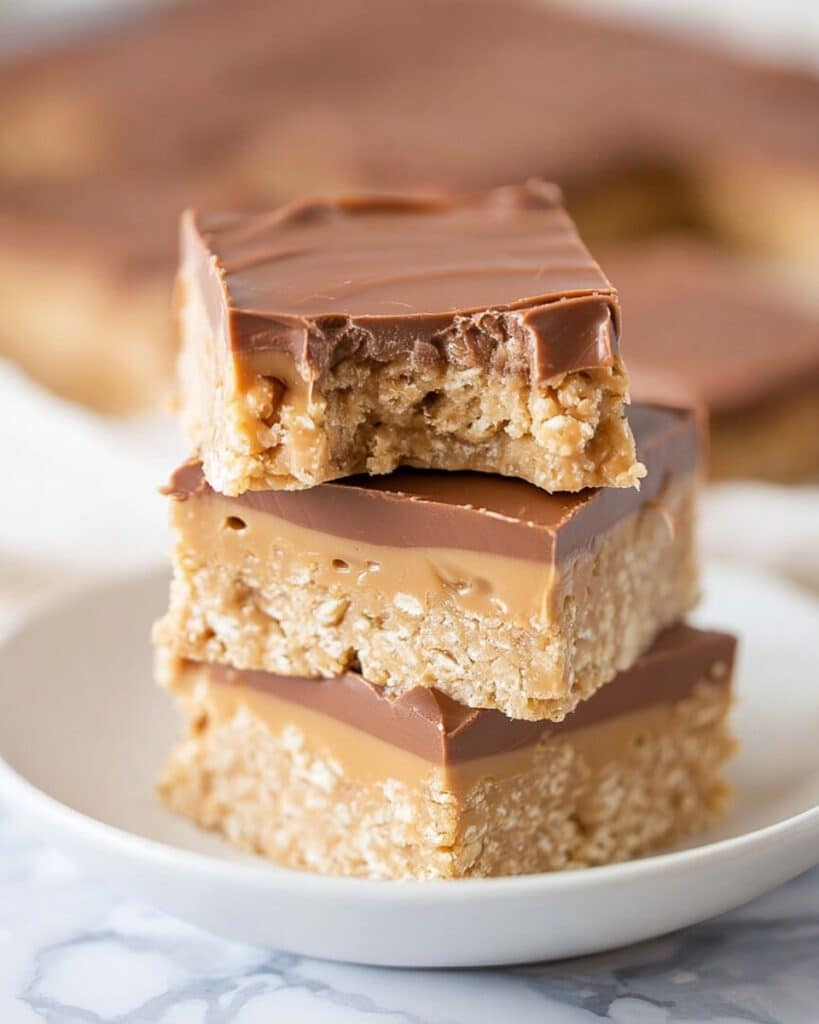 Peanut Butter Oatmeal Bars Recipe