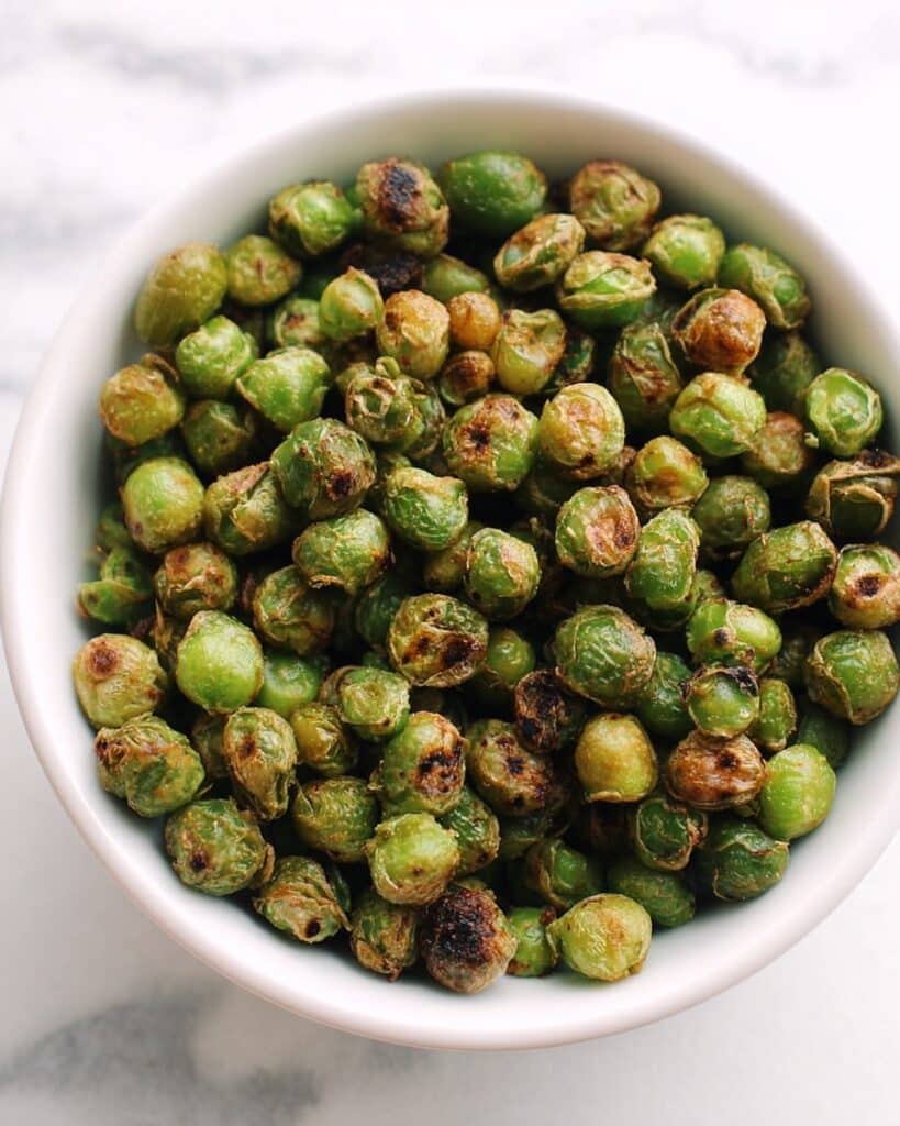 Crunchy Roasted Peas Recipe