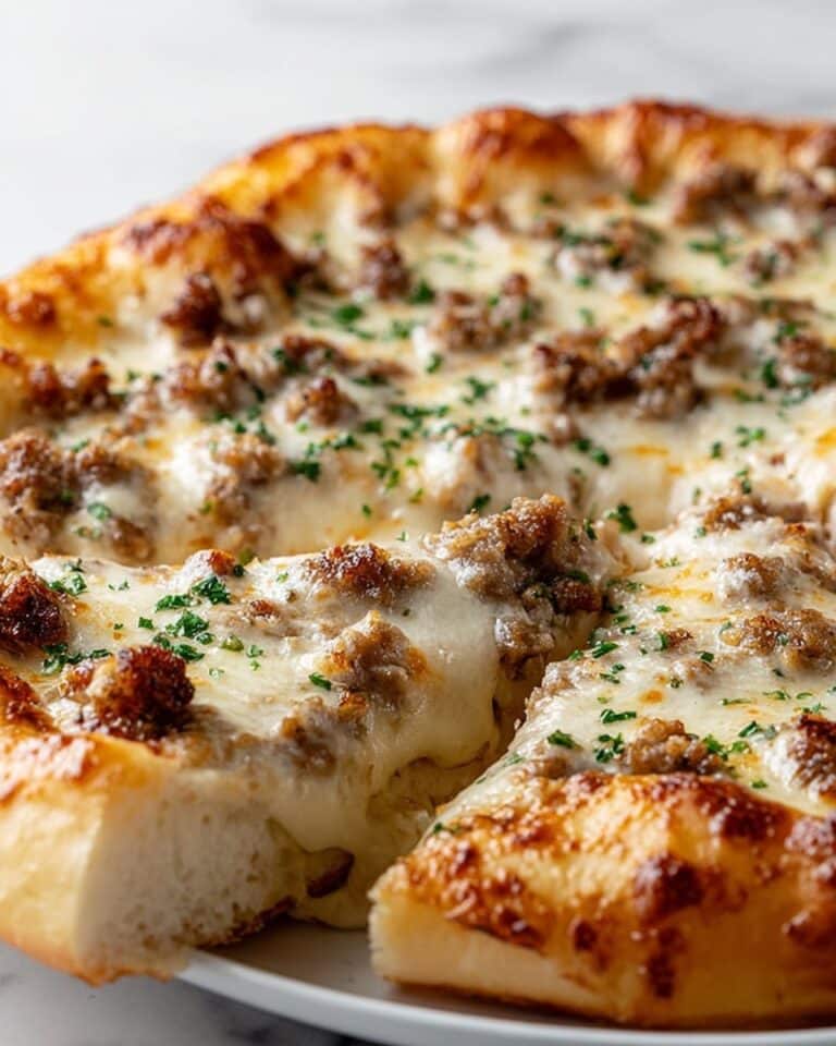 Easy Biscuits and Gravy Breakfast Pizza Recipe