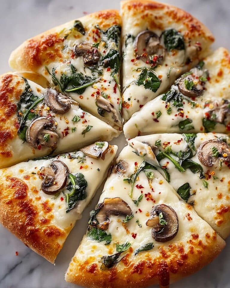 White Garlic Bliss Pizza Recipe