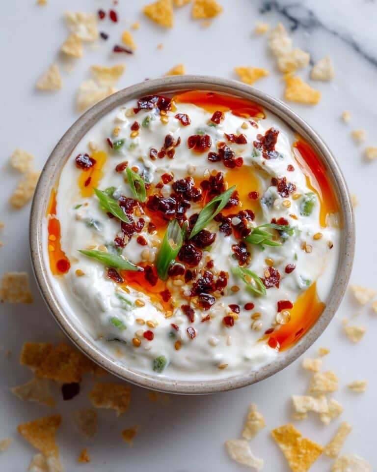 Charred Scallion and Chili Crisp Dip Recipe