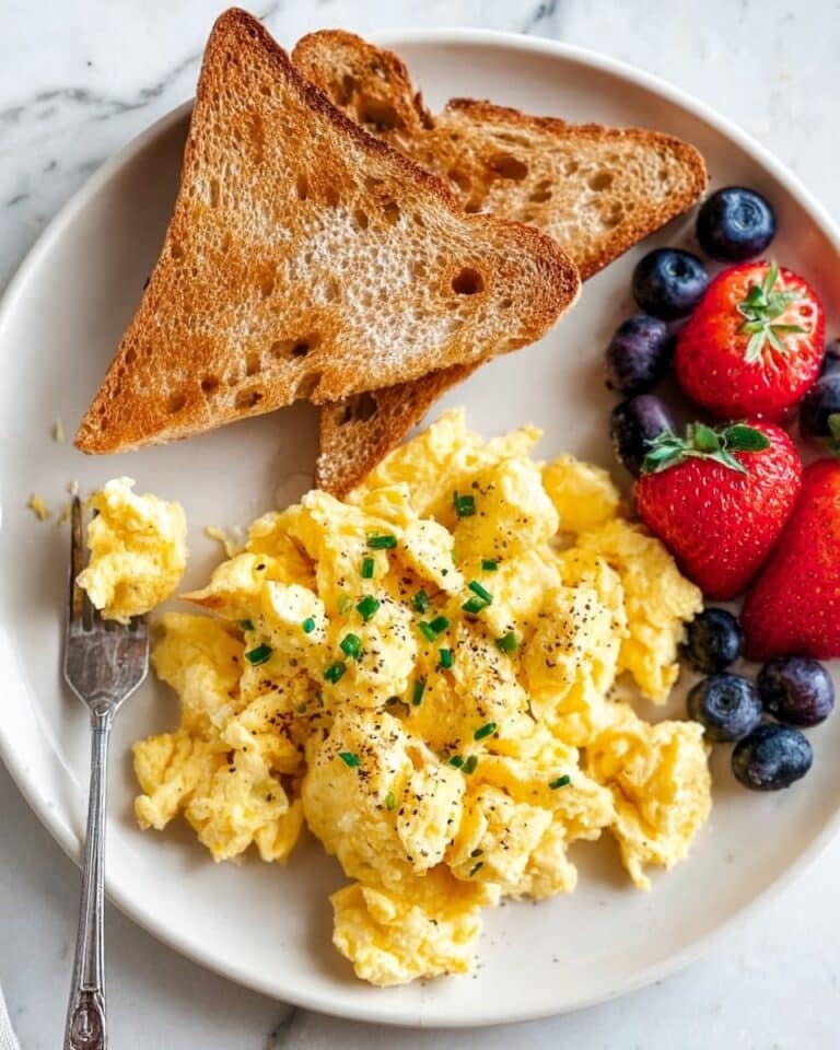 High Protein Scrambled Eggs with Cottage Cheese Recipe