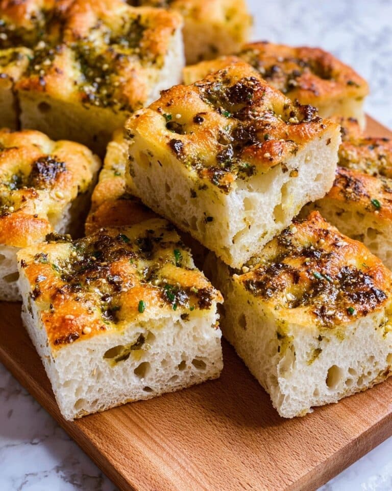Big and Bubbly Stuffing Focaccia Recipe