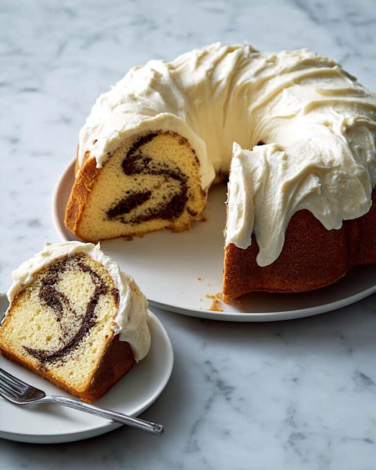 Cinnamon Roll Bundt Cake With Cream Cheese Frosting Recipe