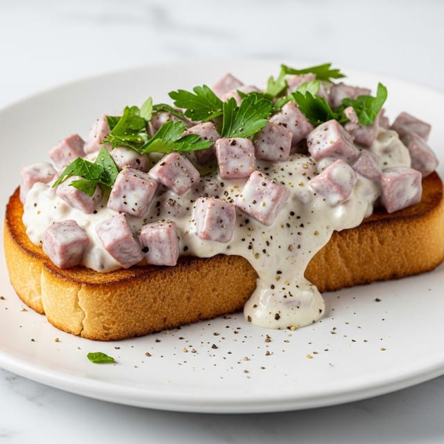 Creamed Chipped Beef on Toast Recipe