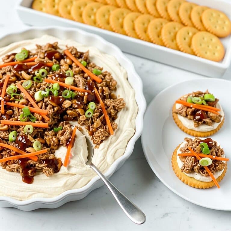 Oriental Chicken Layer Dip Recipe