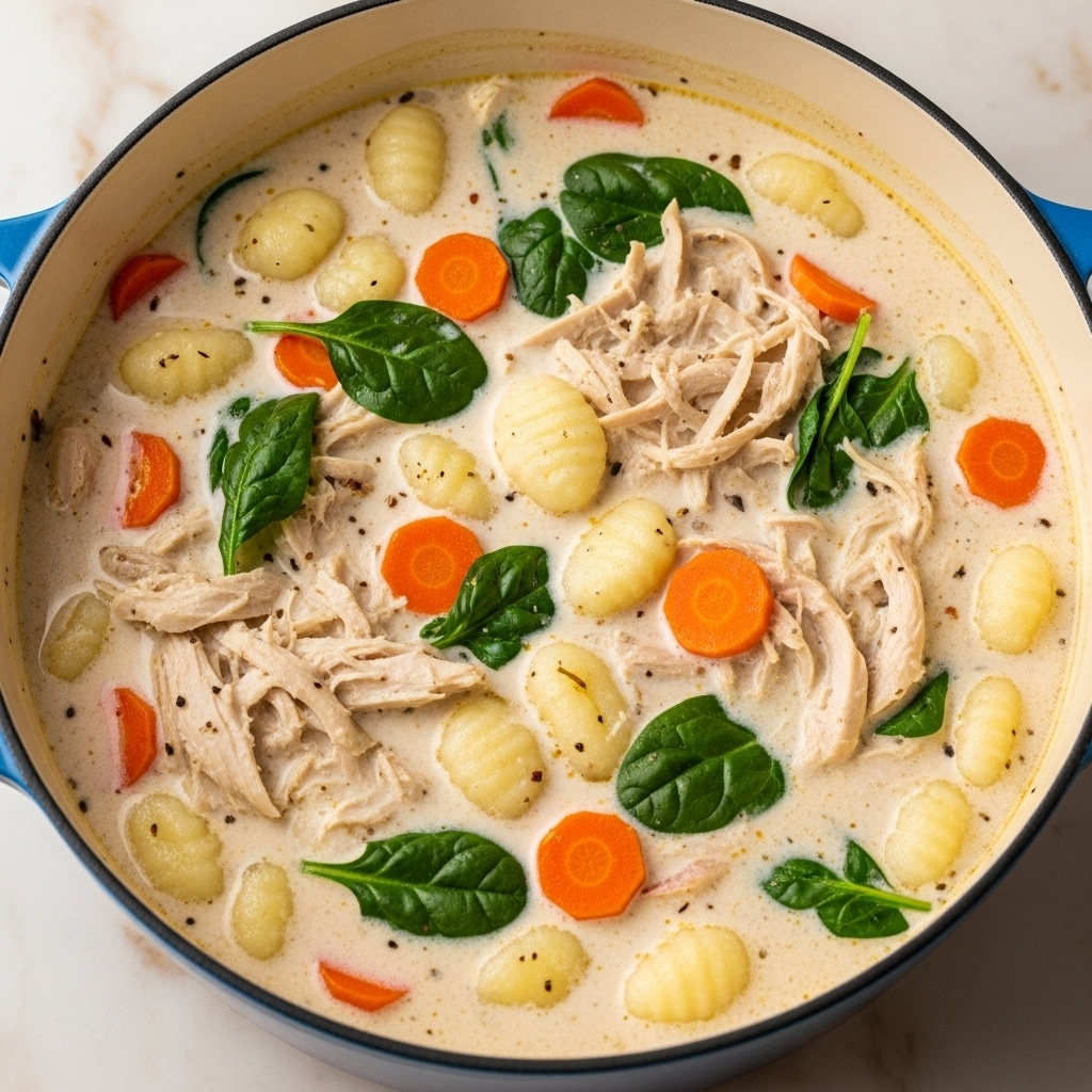 Tasty Rotisserie Chicken Gnocchi Soup Recipe