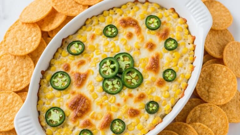 Jalapeno Corn Dip with Cream Cheese Recipe
