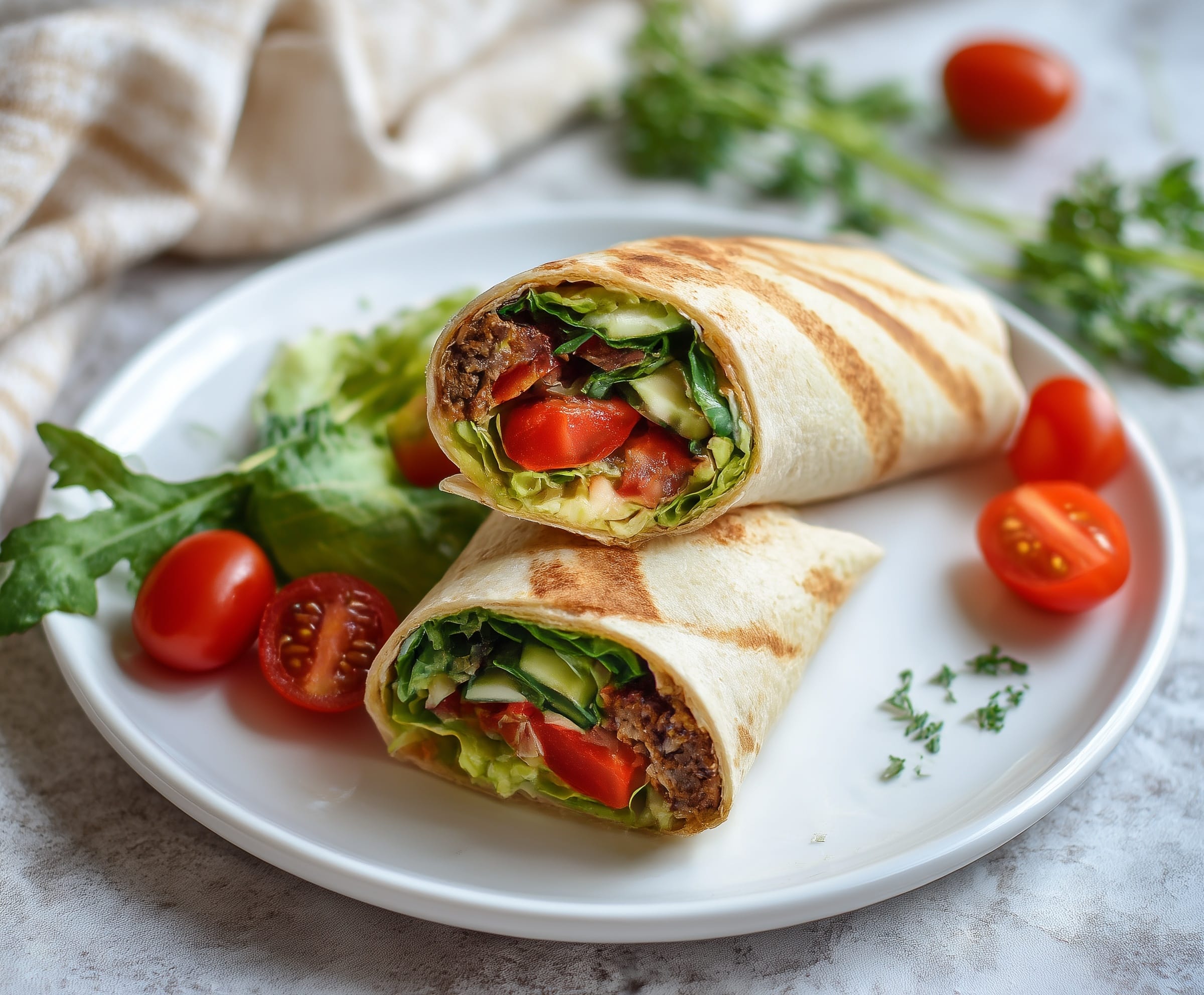 Mushroom Fajitas with Avocado Houmous Recipe - Recipe Image