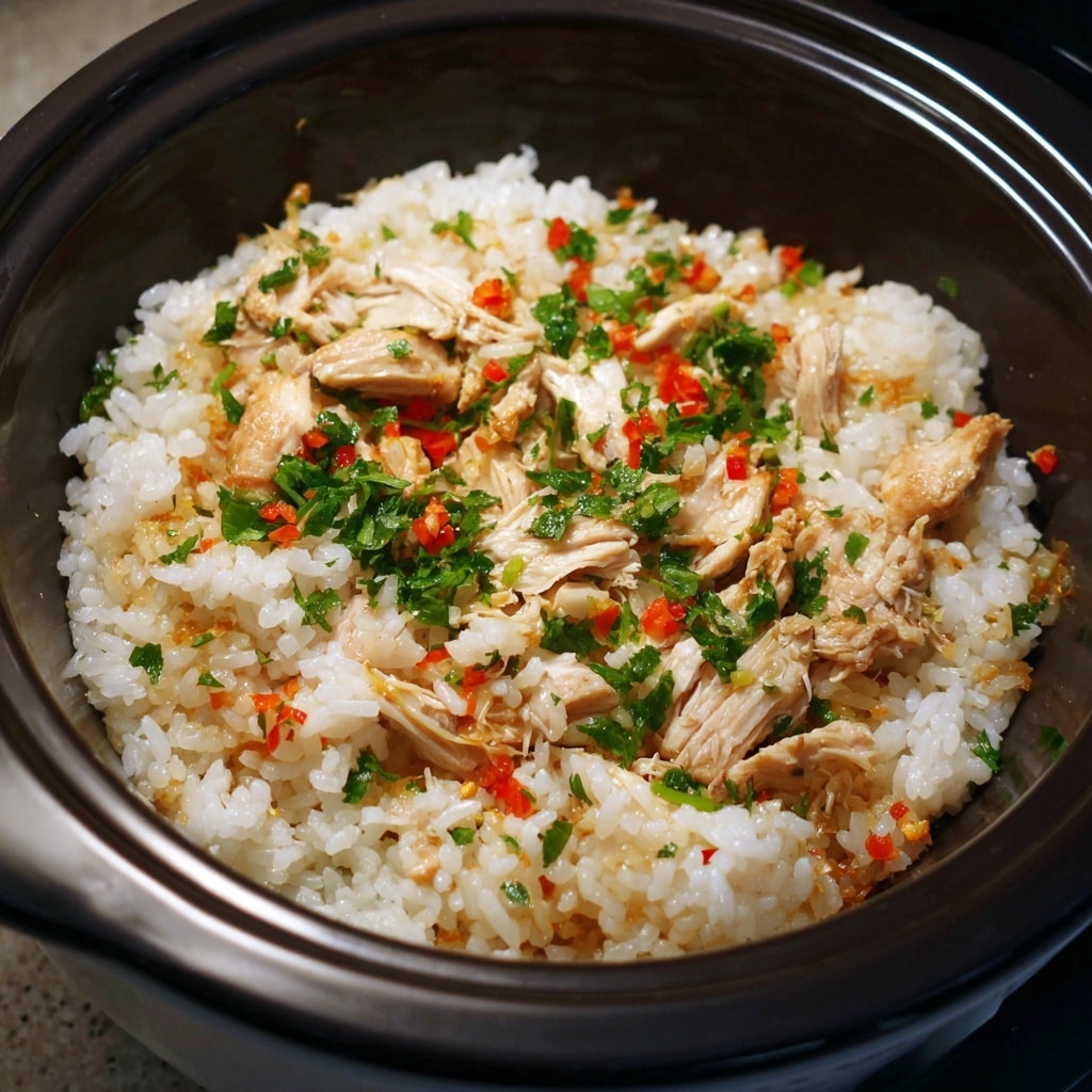 Ginger Chicken over Fluffy Rice Recipe - Recipe Image