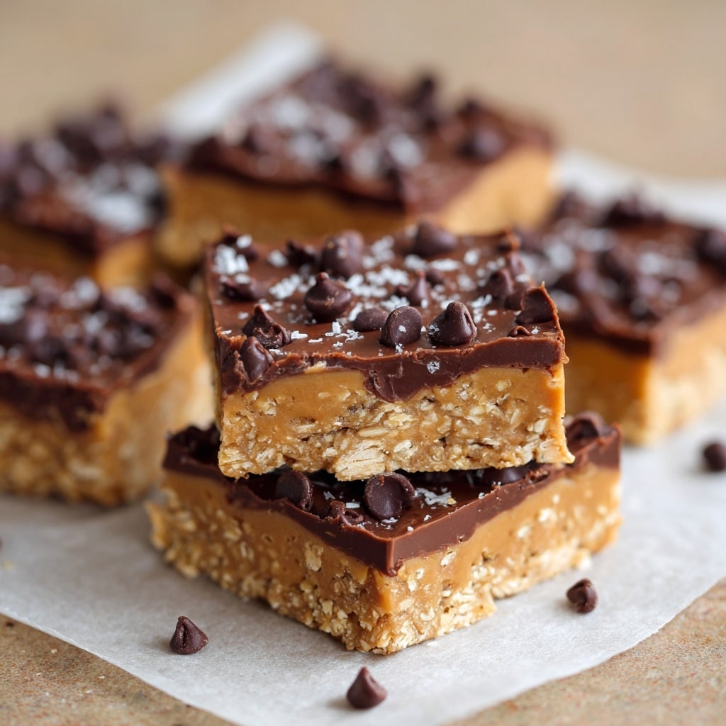 Caramel Chocolate Crunch Bars Recipe - Recipe Image