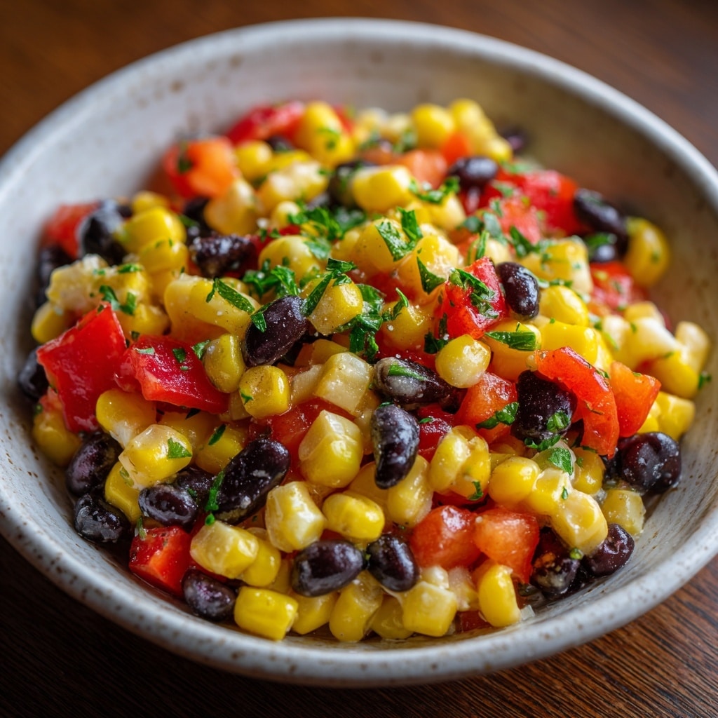 Black Eyed Pea Salad with Cajun Seasoning and Fresh Vegetables Recipe - Recipe Image
