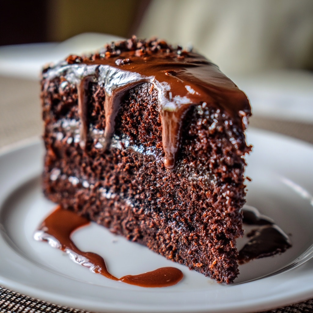 Decadent Chocolate Fudge Cake Recipe - Recipe Image
