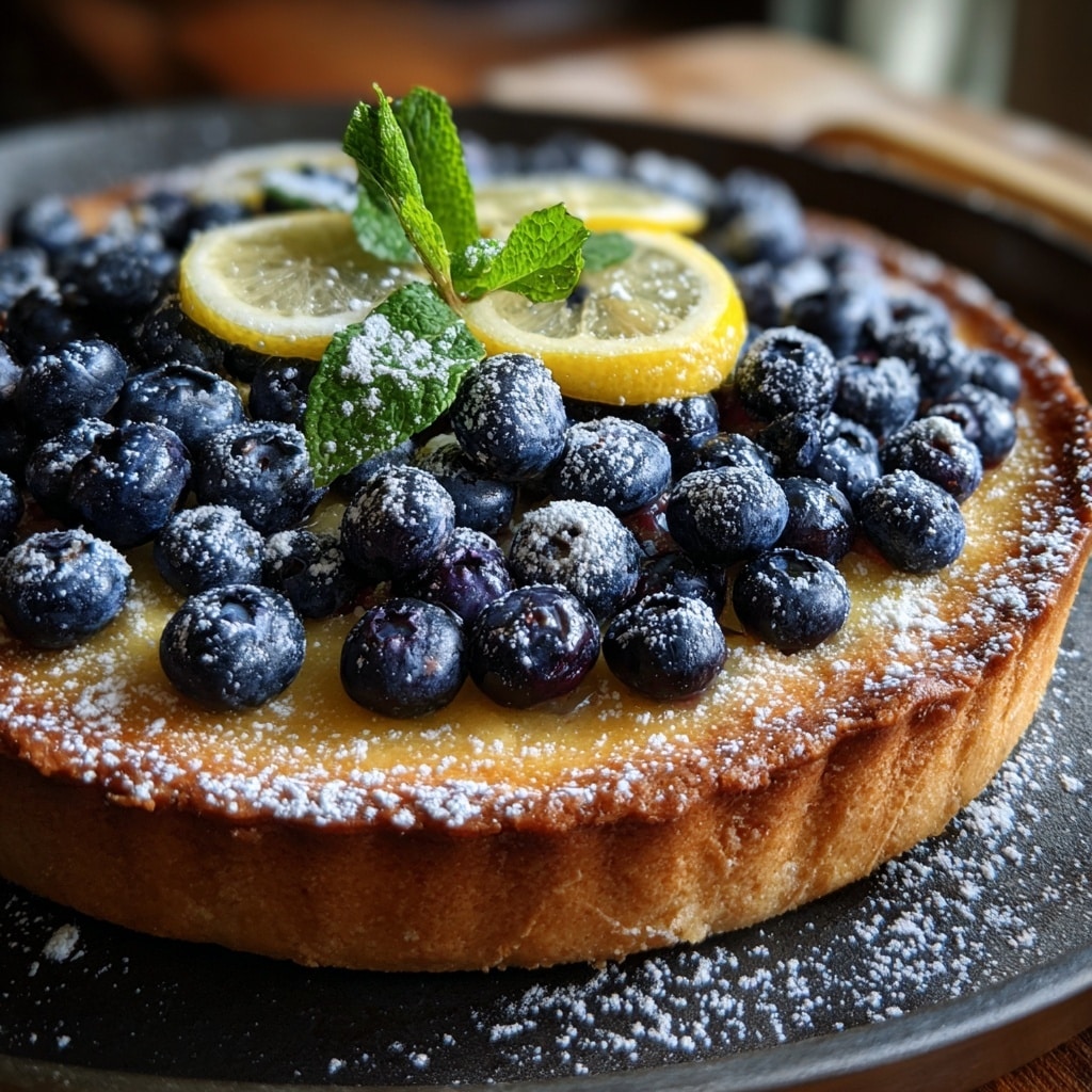 Blueberry Upside-Down Cake Recipe - Recipe Image