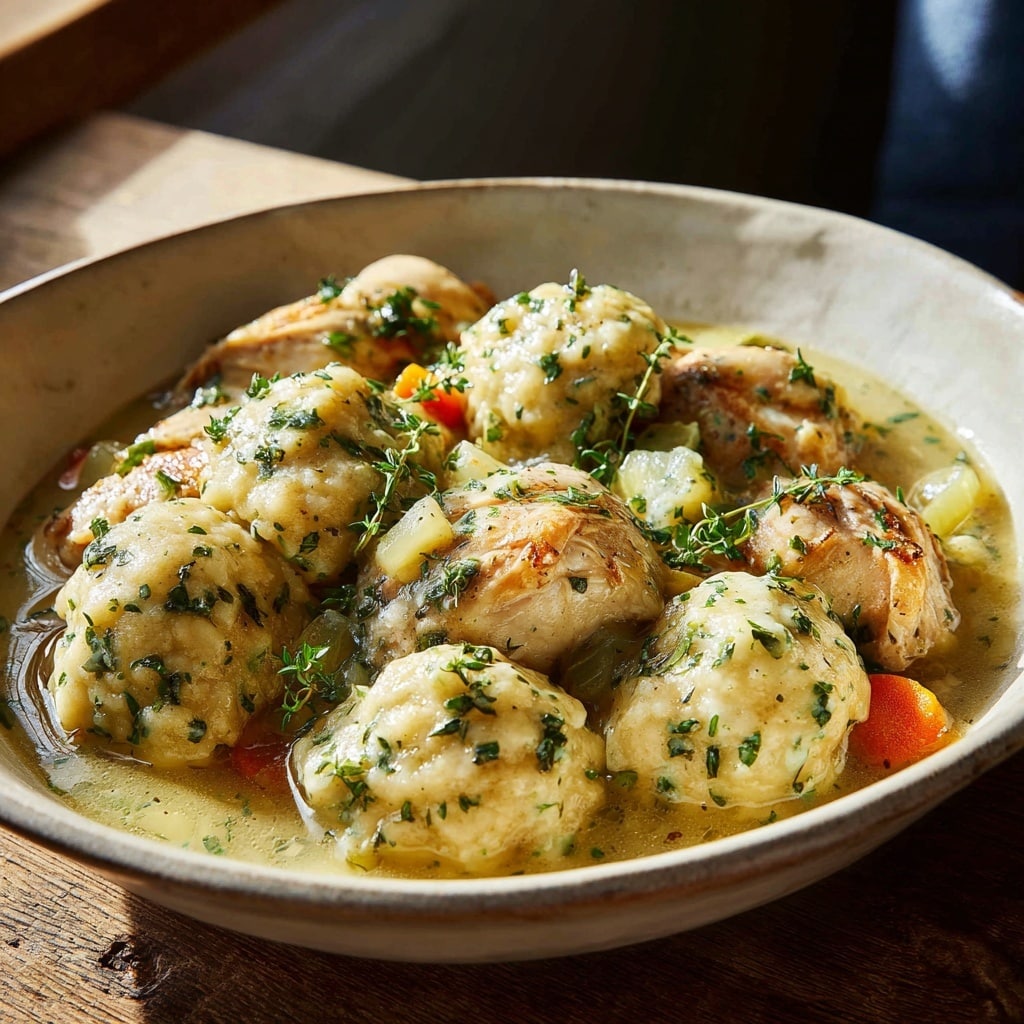 Hearty Ground Beef and Dumplingsrecipe