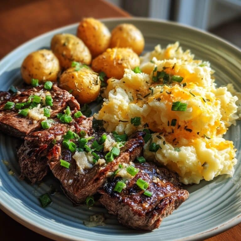 Butternut Squash Garlic Steak Recipe