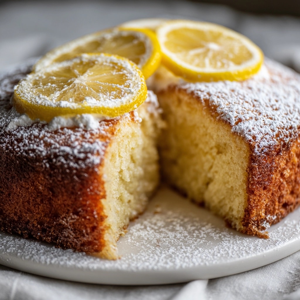 Lemon Custard Cake Recipe - Recipe Image
