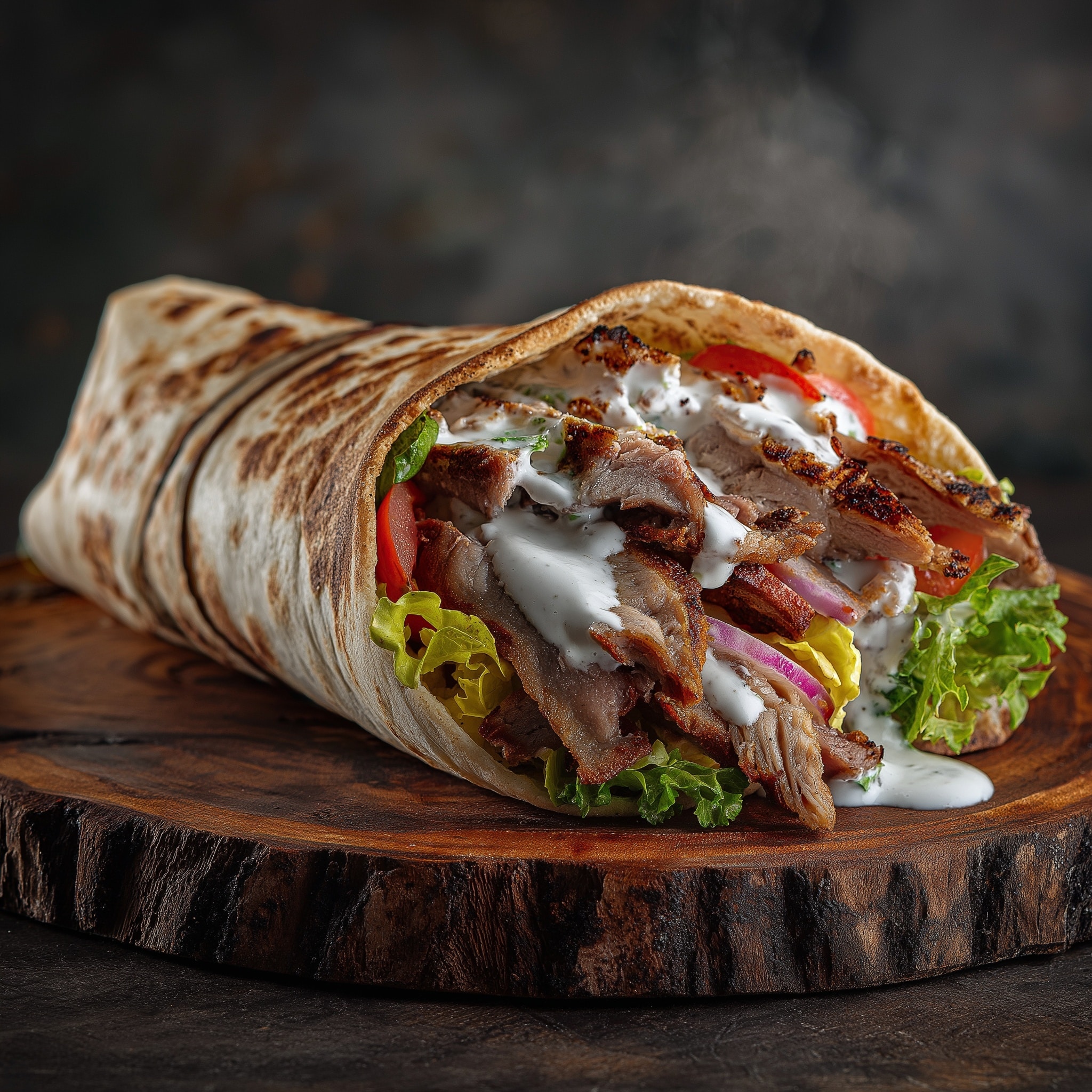 Chicken Shawarma with Garlic Sauce Recipe