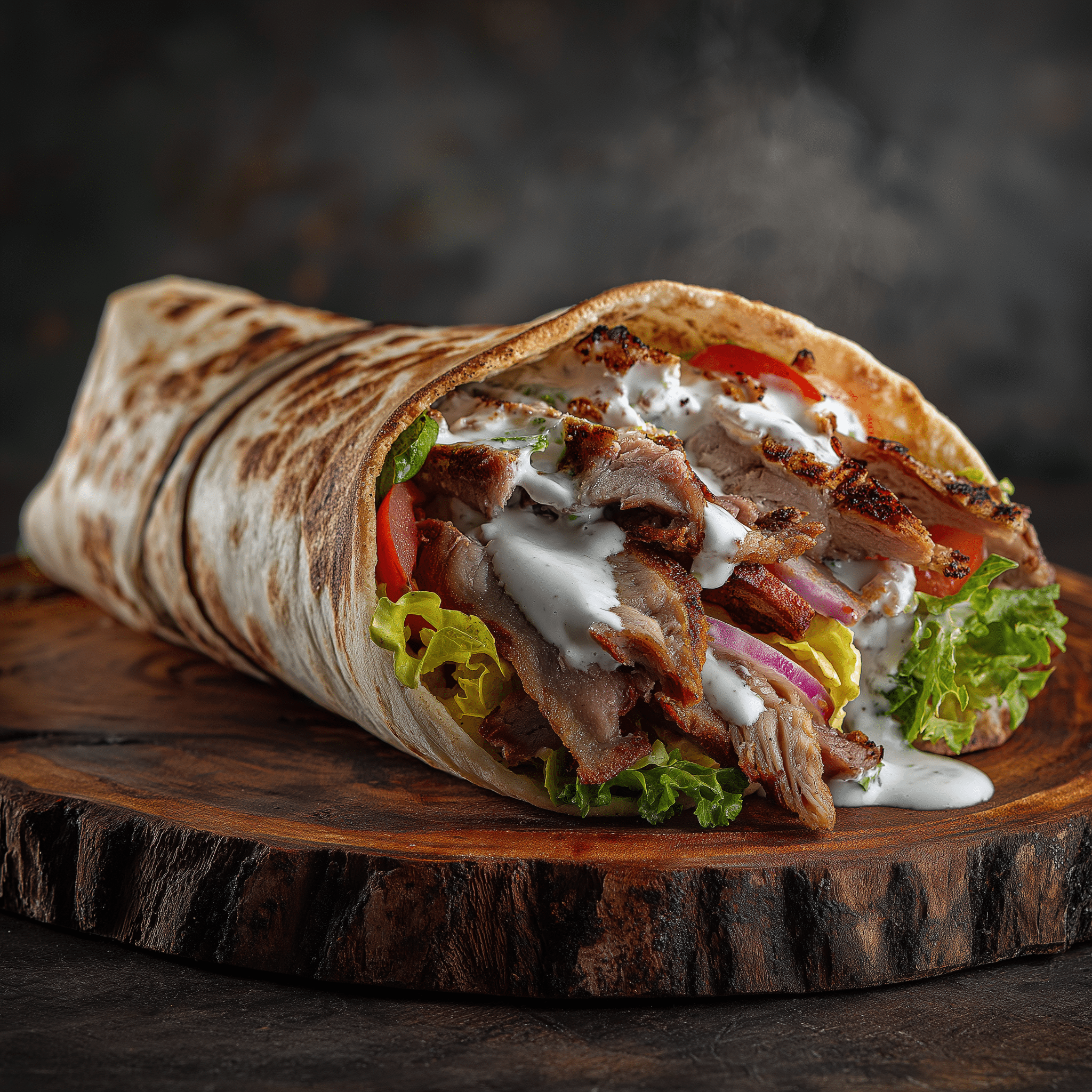 Chicken Shawarma with Garlic Sauce Recipe - Recipe Image