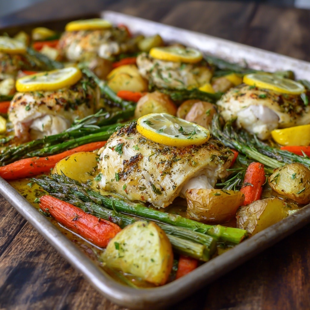 Sheet-Pan Chicken and Carrots With Yogurt Sauce Recipe - Recipe Image
