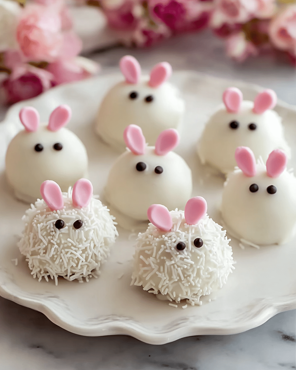 Bunny Oreo Balls: Adorable No-Bake Easter Treats Recipe - Recipe Image