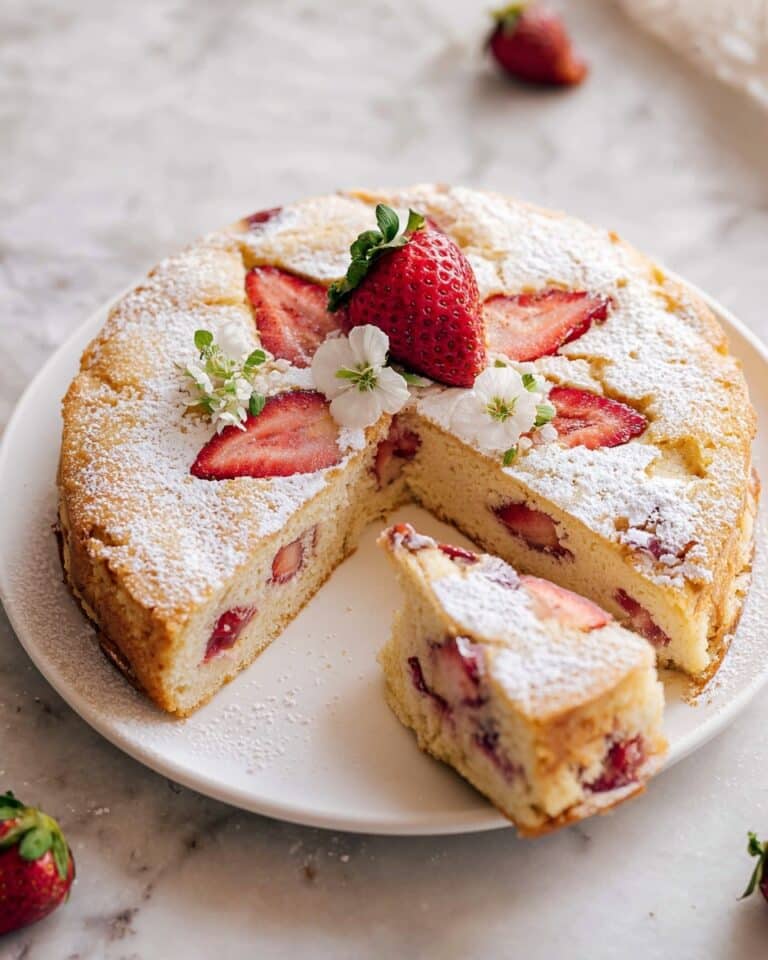 The BEST French Strawberry Cake Recipe