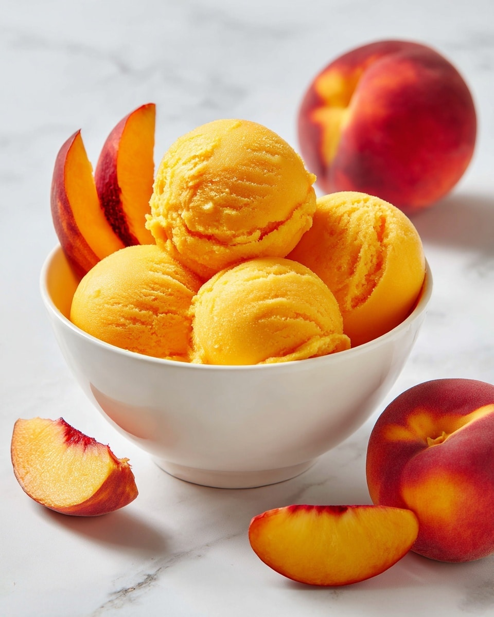 Perfect Peach Sorbet Recipe