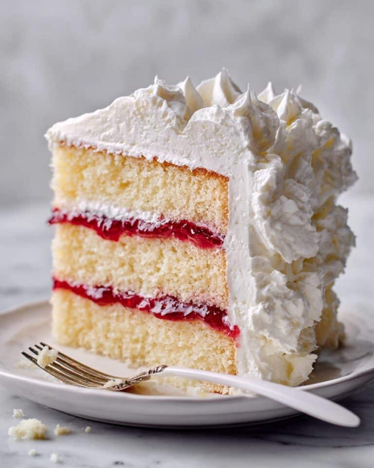 Homemade Raspberry and Cream Angel Food Cake Recipe