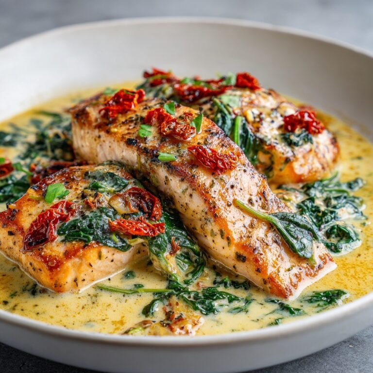 Pesto-Roasted Salmon with Tomatoes and White Beans Recipe