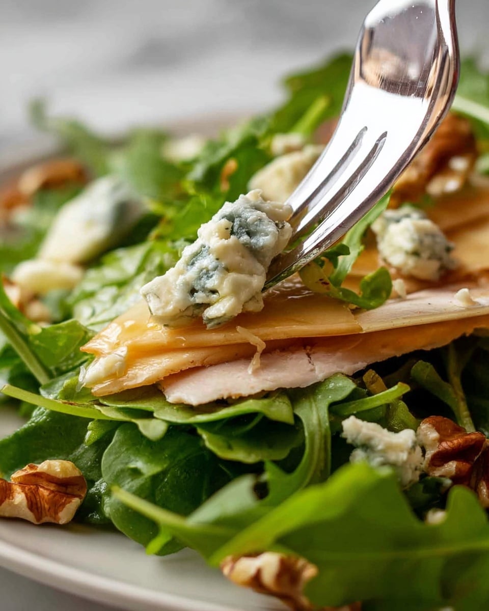 Pear Salad with Blue Cheese and Rocket Recipe - Recipe Image