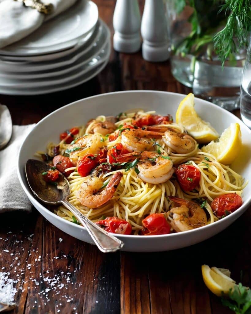 Shrimp and Lemon Pasta Recipe