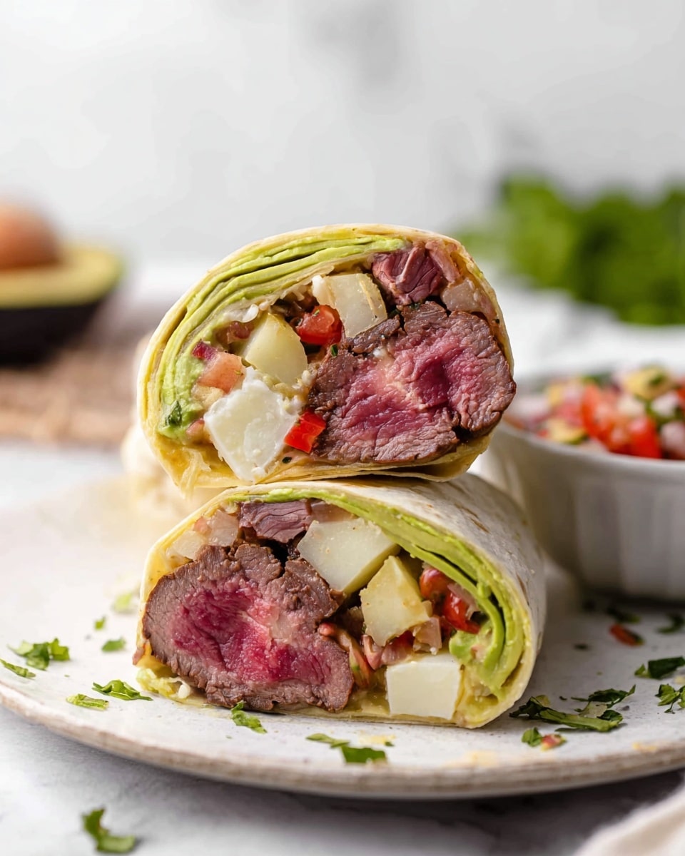 California Steak Burrito Recipe - Recipe Image