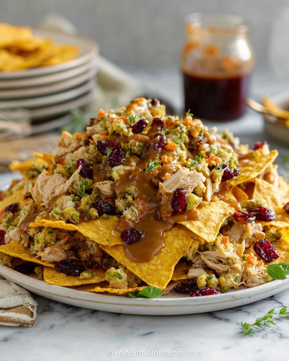 Thanksgiving Nachos Recipe - Recipe Image