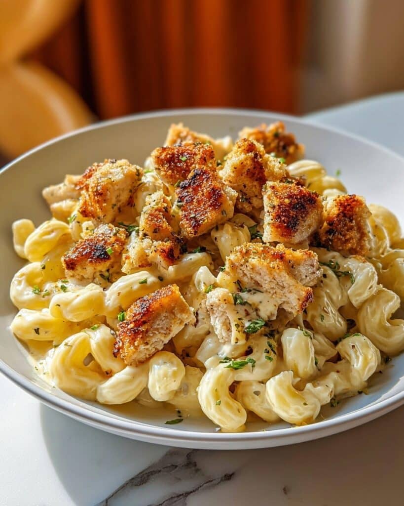 Cheesy Chicken Pasta Bake Recipe