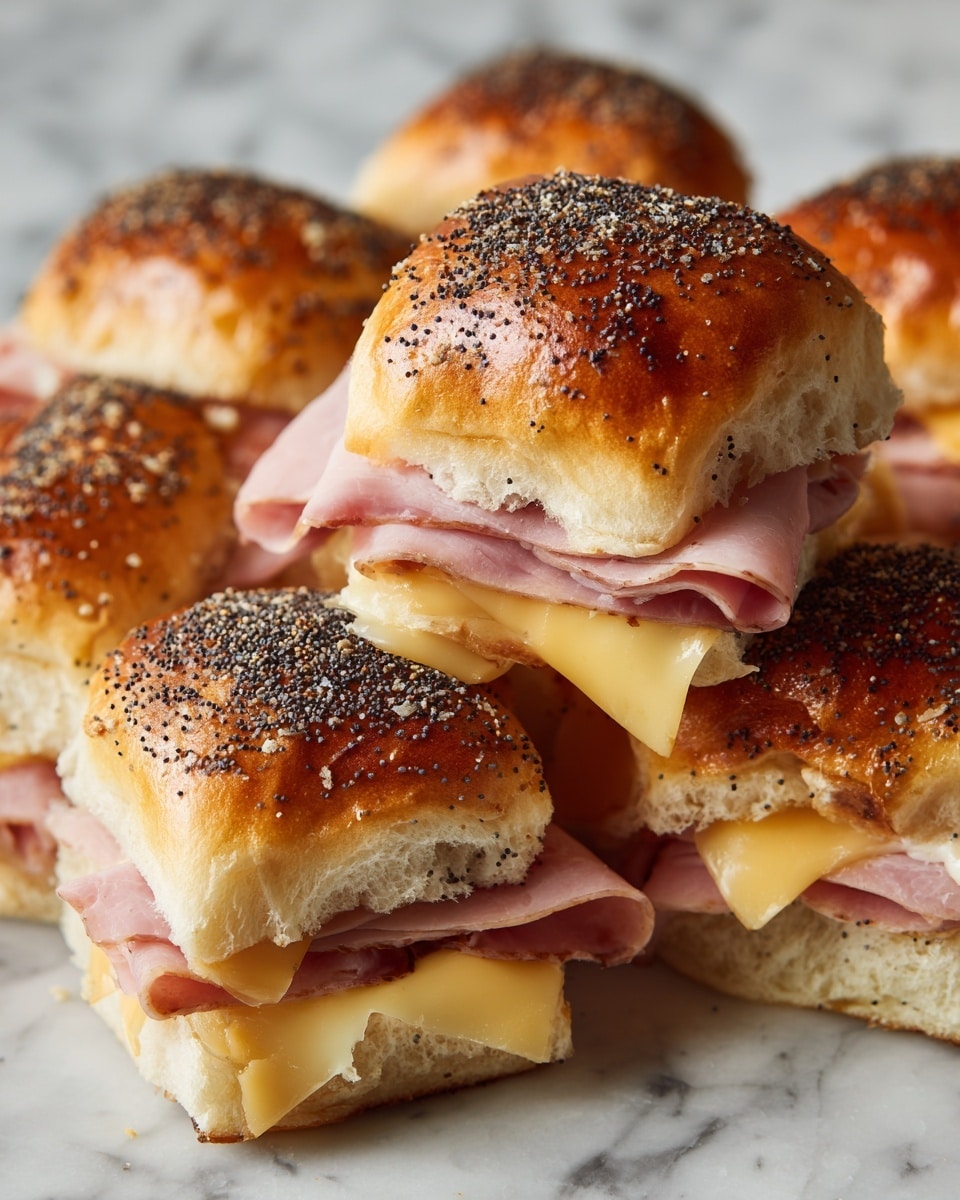Classic Ham and Cheese Sliders Recipe - Recipe Image