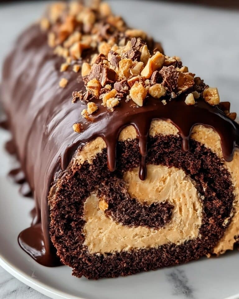 Peanut Butter Cup Chocolate Roll Recipe