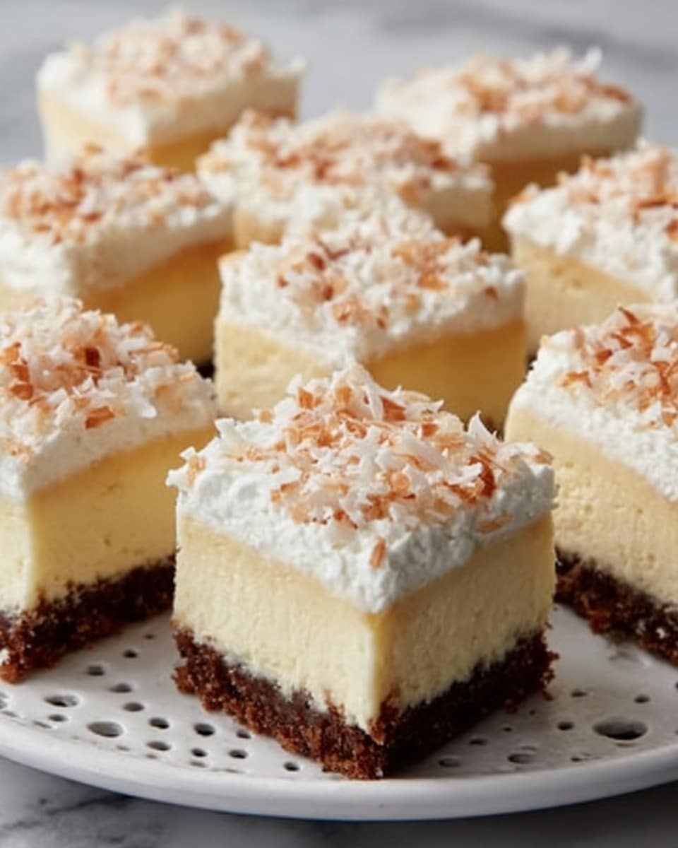 Coconut Rum Extract Snow Squares Recipe