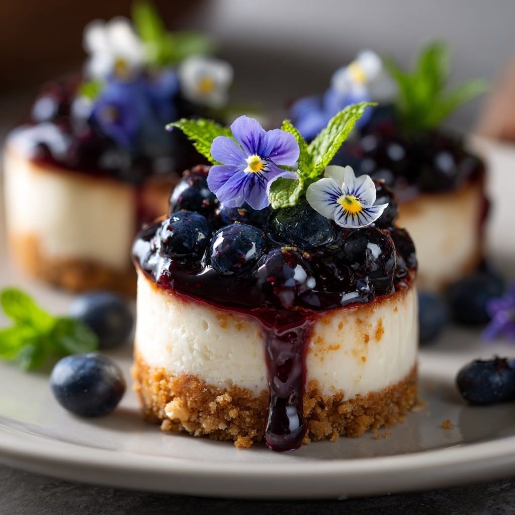 Blueberry Crumble Cheesecake Recipe - Recipe Image