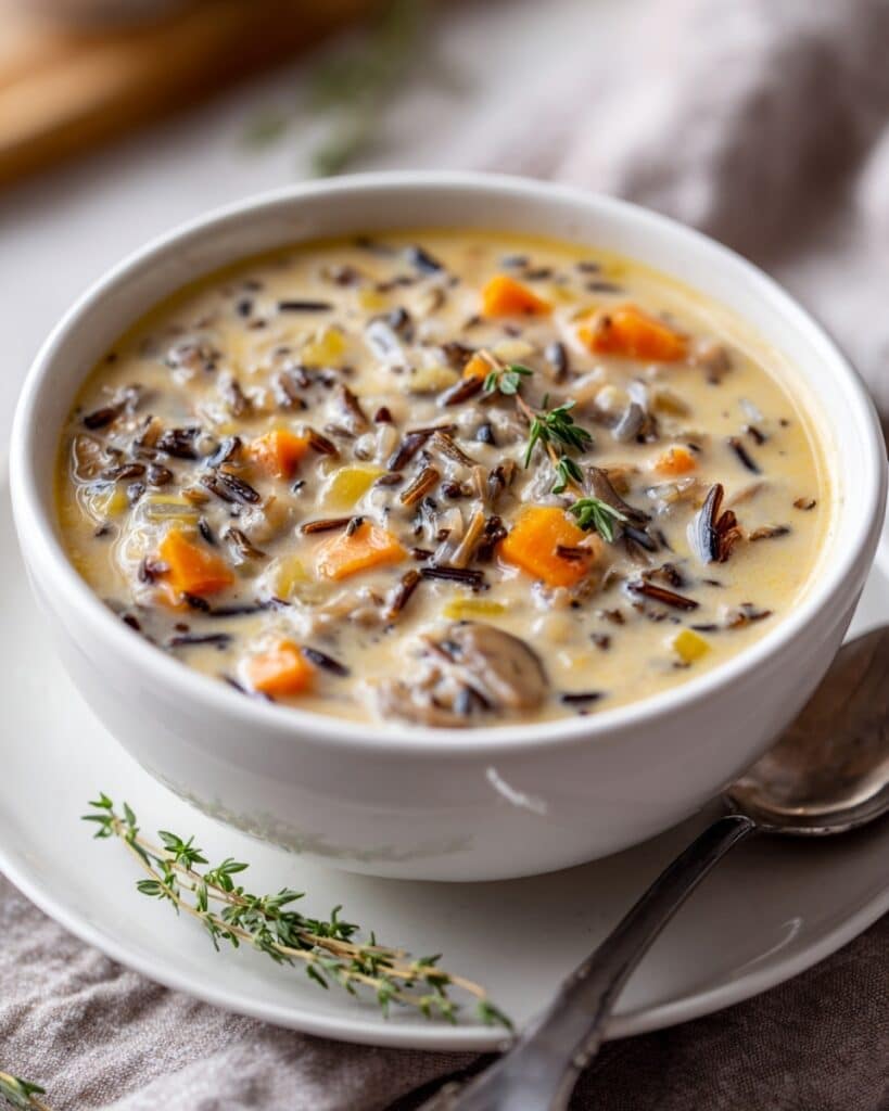 Creamy Turkey Wild Rice Soup Recipe
