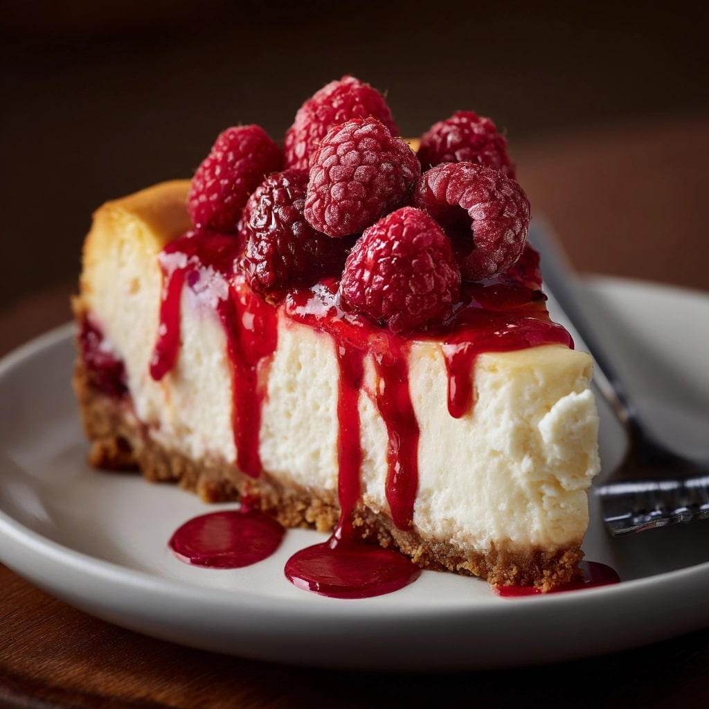 Raspberry Swirl Cheesecake Recipe - Recipe Image