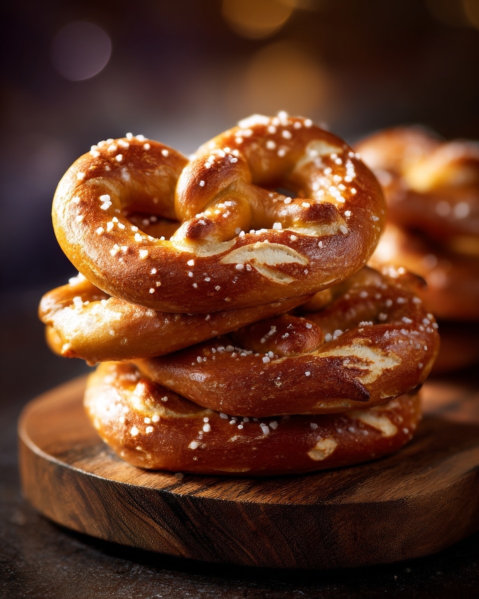Easy Sourdough Pretzels Without Yeast Recipe - Recipe Image