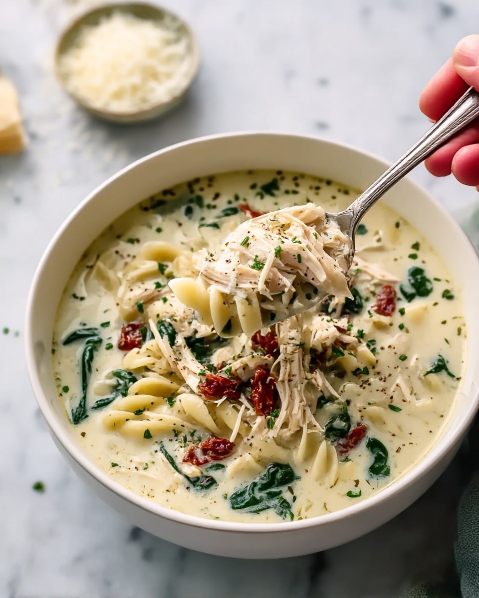 Quick White Lasagna Soup Recipe