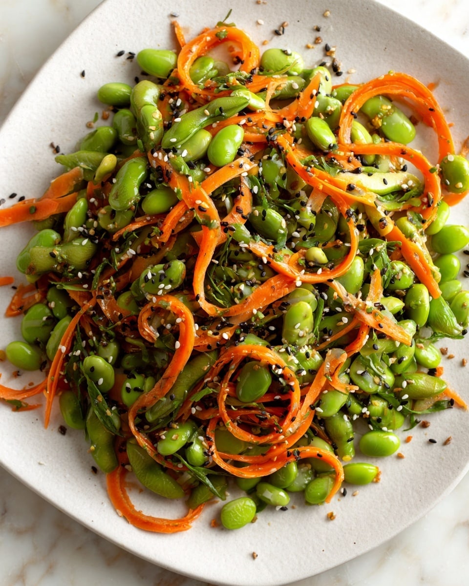 Sesame Snap Pea and Edamame Salad Recipe - Recipe Image