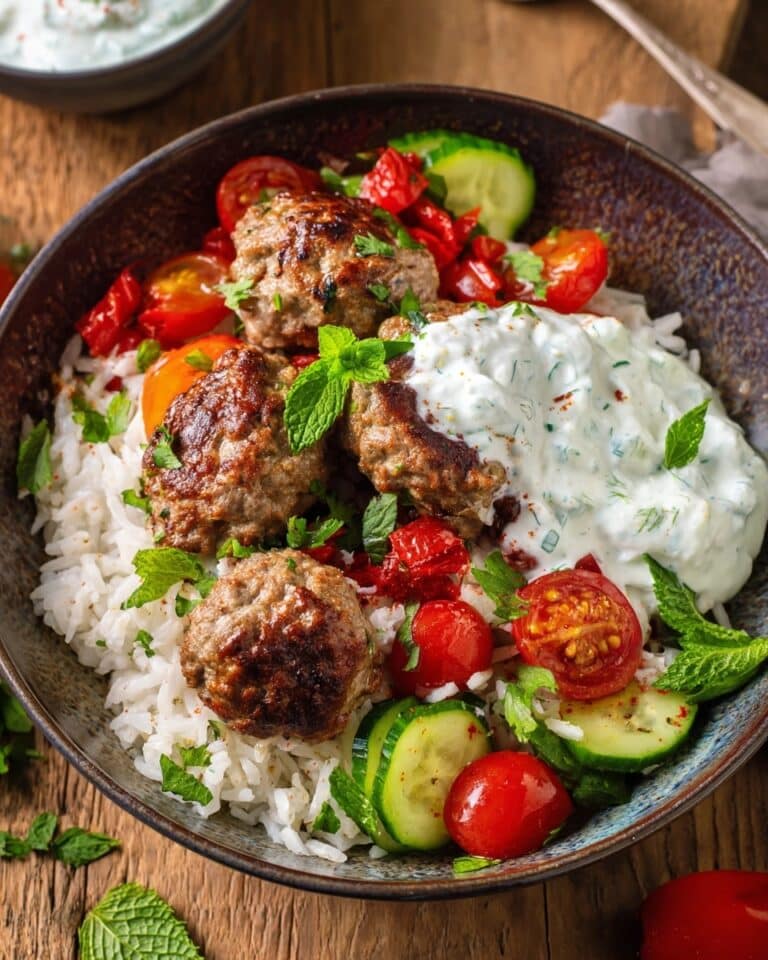 Feta and Lamb Meatball Bake Recipe