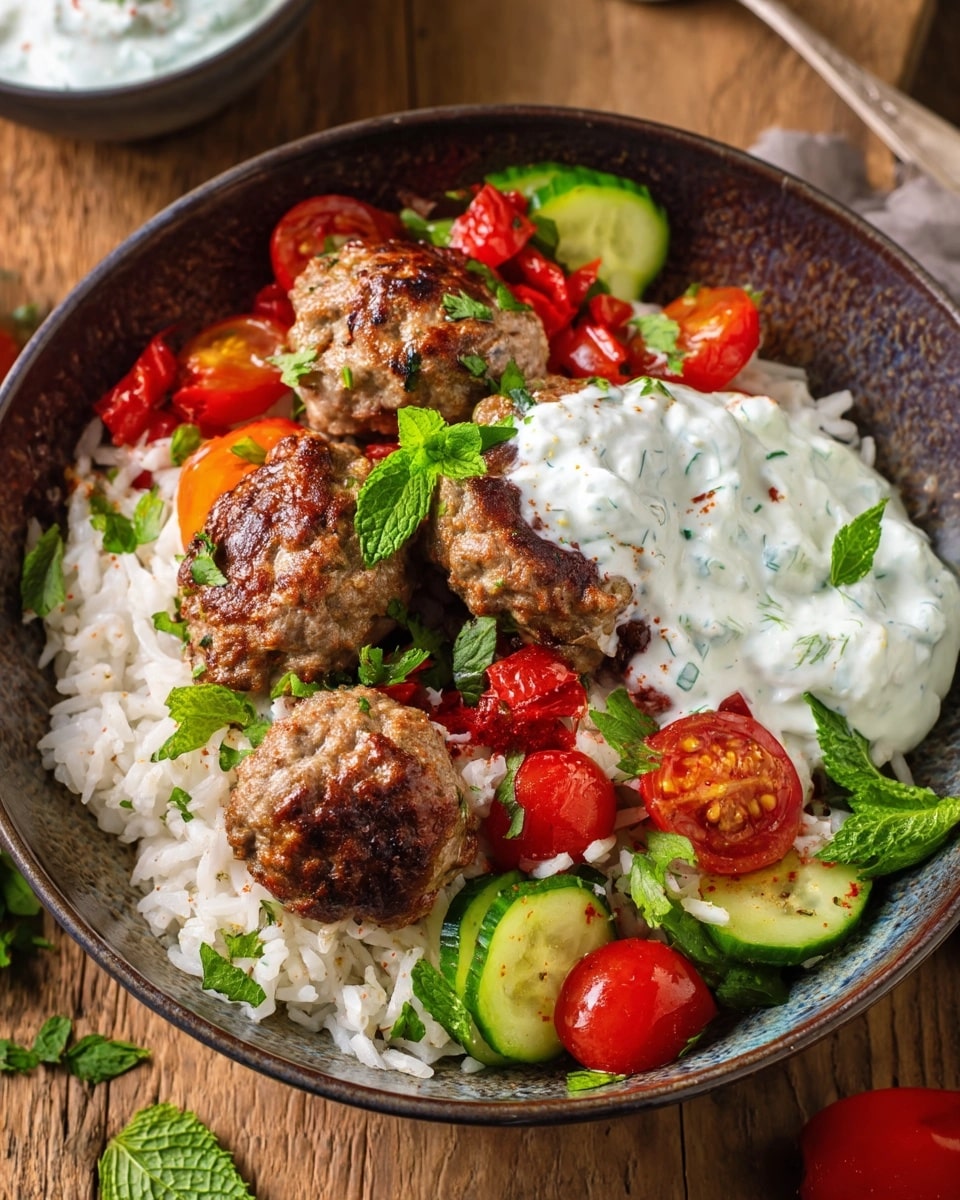 Feta and Lamb Meatball Bake Recipe