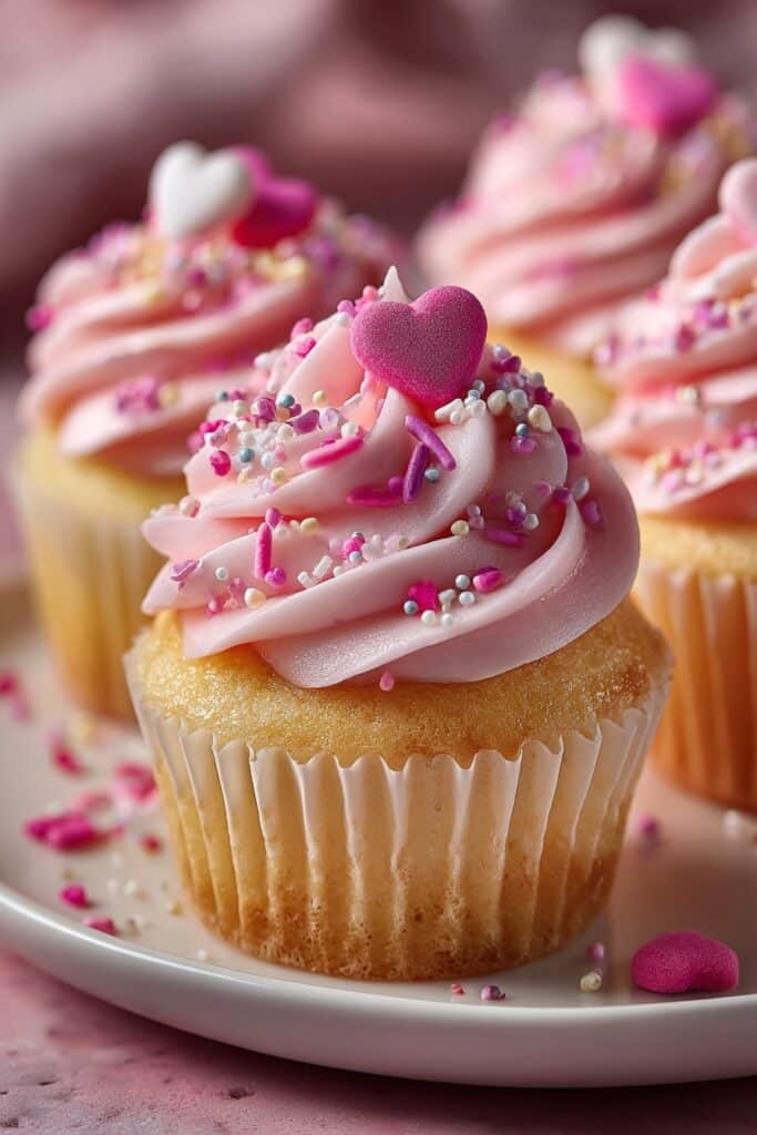 Vanilla Rose Cupcakes Recipe