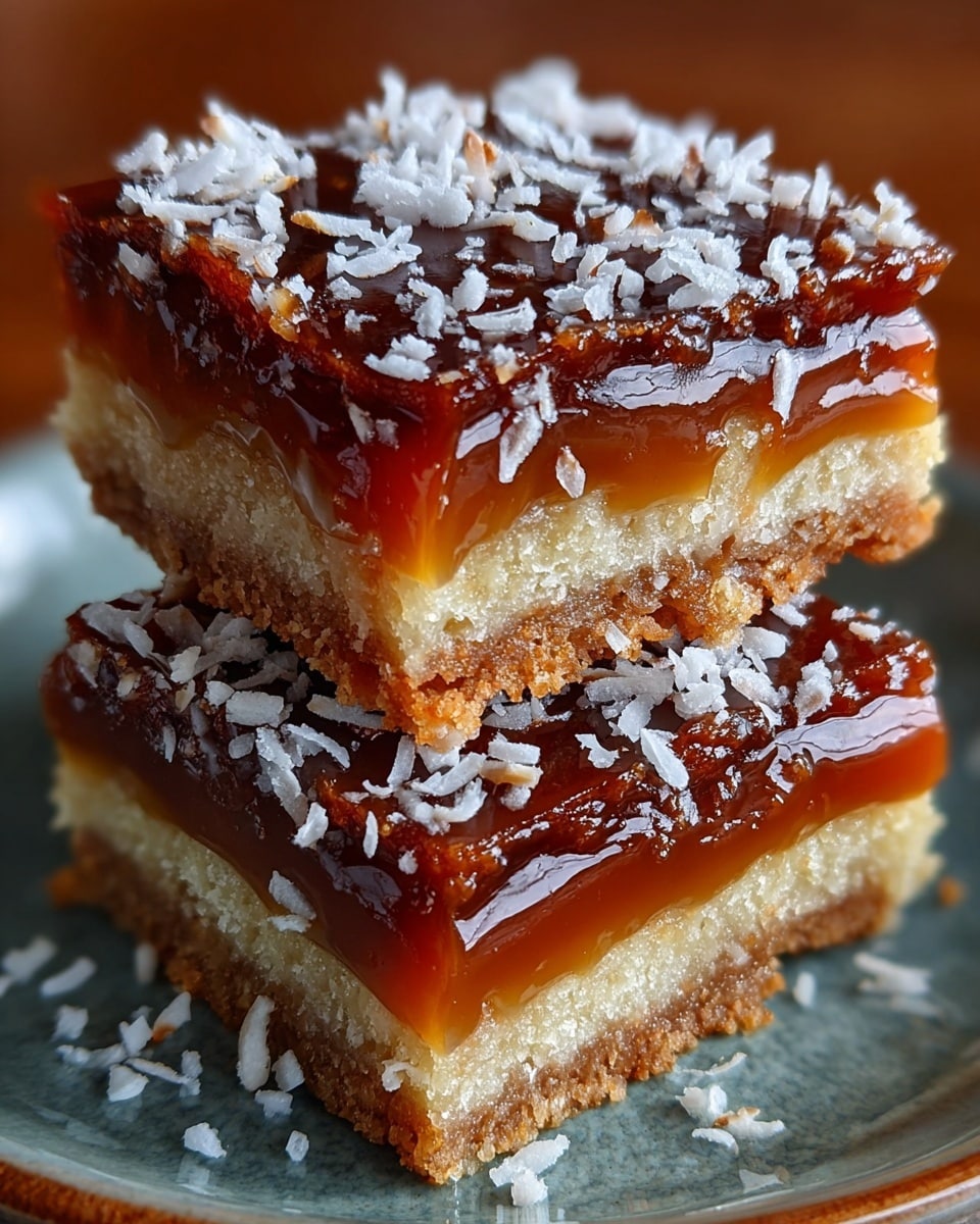 Salted Caramel Butter Bars Recipe - Recipe Image