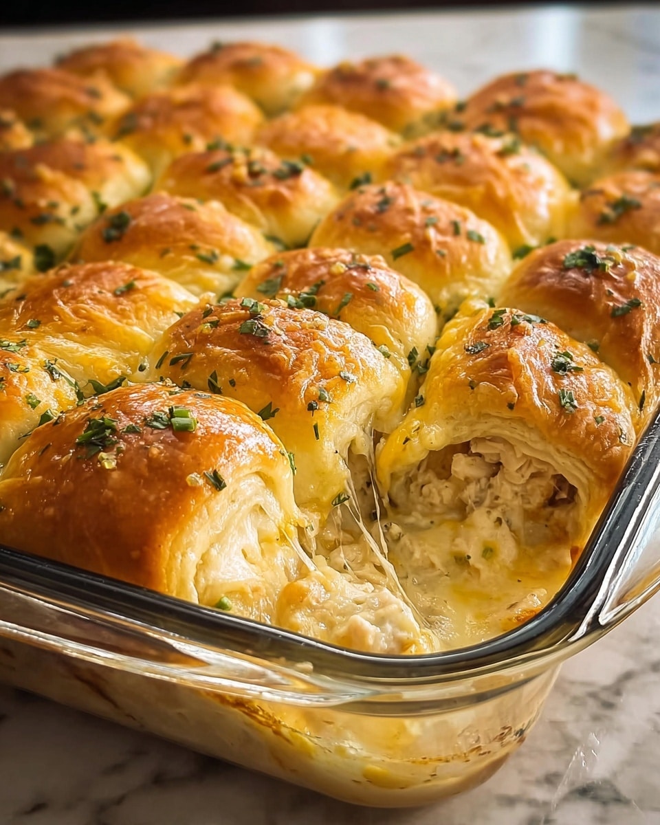 Cheesy Chicken Crescent Bake Recipe