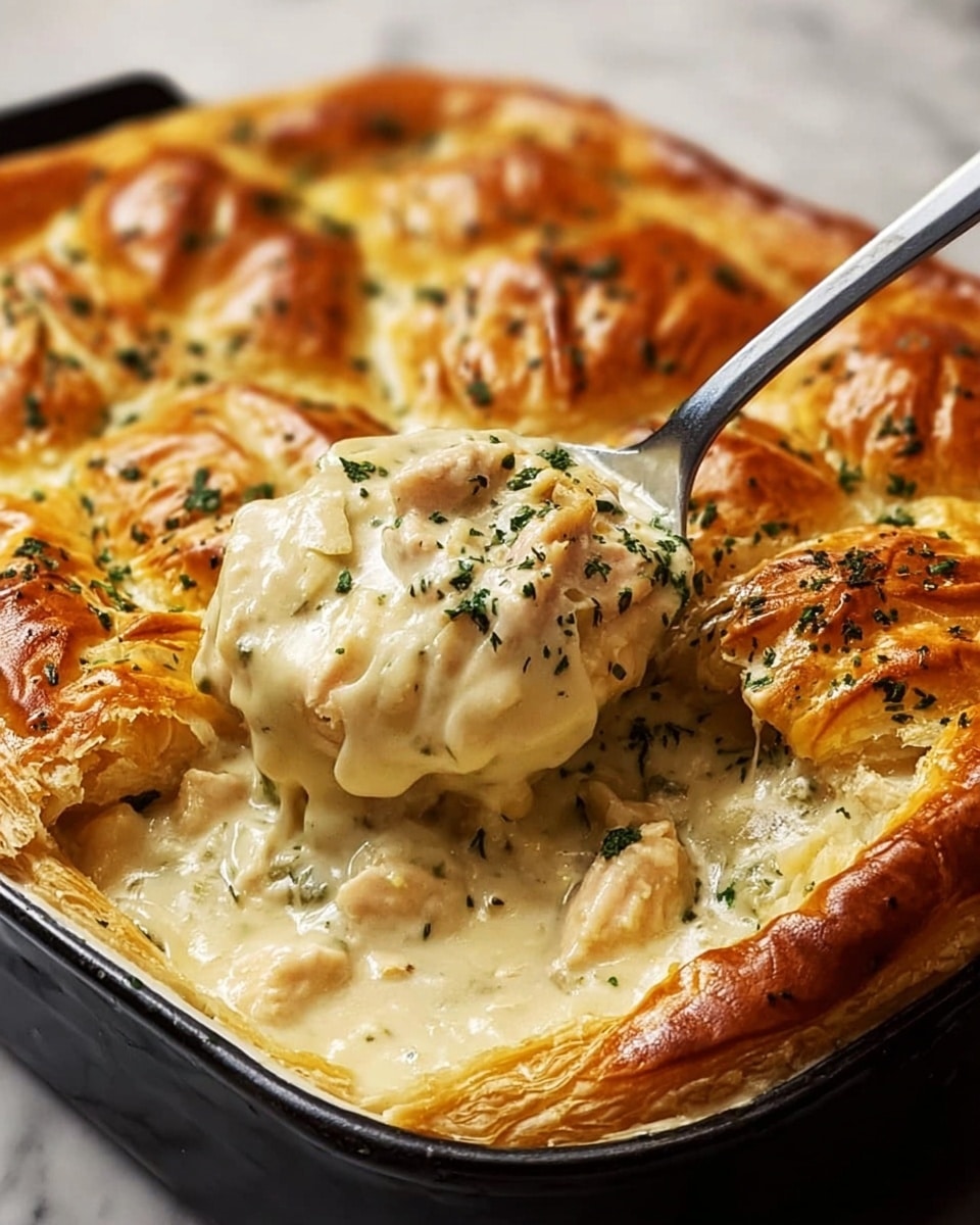 Cheesy Chicken Crescent Bake Recipe - Recipe Image